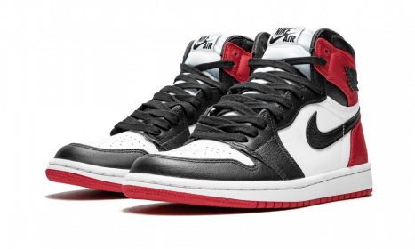 Jordan 1 Retro High Satin Black Toe (W)