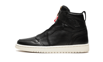 Jordan 1 Retro High Zip Black Gym Red Phantom (W)