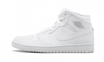 Jordan 1 Mid White/Pure Platinum