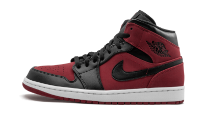 Jordan 1 Mid Gym Red Black