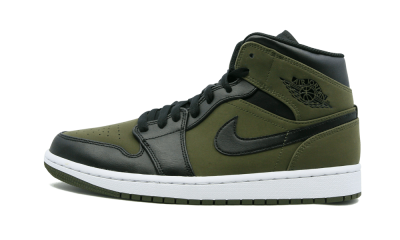 Jordan 1 Mid Olive Canvas