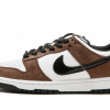 Nike SB Dunk Low White Black Trail End Brown