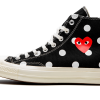 Converse Chuck Taylor All-Star 70s Hi Comme des Garcons PLAY Polka Dot Black