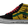 Vans Sk8-Hi Supreme Public Enemy Black Yellow