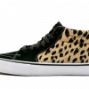 Vans Sk8-Mid Supreme Velvet Leopard Black