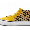 Vans Sk8-Mid Supreme Velvet Leopard Gold