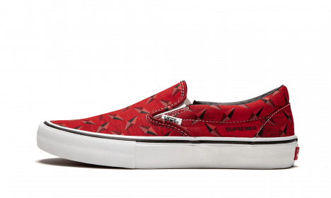 Vans Slip-On Supreme Diamond Plate Red