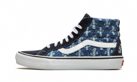 Vans Sk8-Hi Supreme Hole Punch Denim Blue