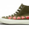 Converse Chuck Taylor All-Star 70s Hi Comme des Garcons Play Multi-Heart Green