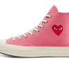 Converse Chuck Taylor All-Star 70 Hi Comme des Garcons Play Bright Pink