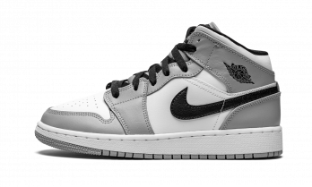 Jordan 1 Mid Light Smoke Grey (GS)