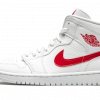 Jordan 1 Mid White University Red (W)