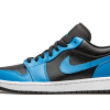 Jordan 1 Low Laser Blue Black
