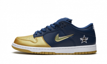 Nike SB Dunk Low Supreme Jewel Swoosh Gold