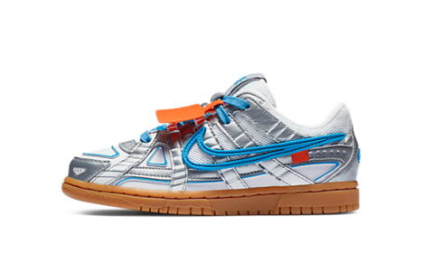 Nike Air Rubber Dunk Off-White University Blue (PS)