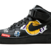 Nike Air Force 1 Mid Supreme NBA Black