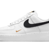 Nike Air Force 1 Low ’07 Essential White Black Gold Mini Swoosh (W)