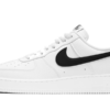 Nike Air Force 1 Low ’07 White Black Pebbled Leather