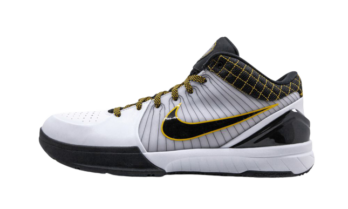 Nike Kobe 4 Protro White Black Del Sol