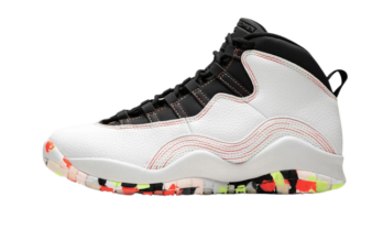 Jordan 10 Retro White Barely Volt Ember Glow (GS)
