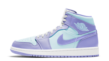 Jordan 1 Mid Purple Aqua