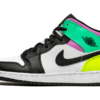 Jordan 1 Mid Pastel Black Toe (GS)