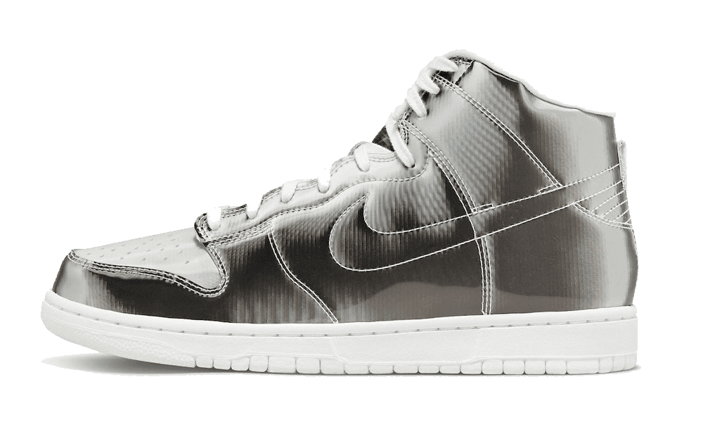Nike Dunk High CLOT Metallic Silver (With Card)