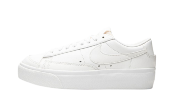 Nike Blazer Low Platform Triple White (W)