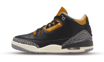 Jordan 3 Retro Black Cement Gold (W)