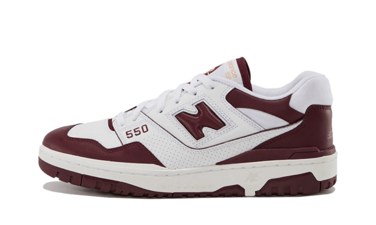 New Balance 550 White Burgundy