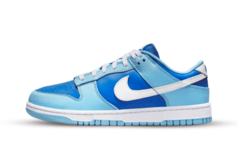 Nike Dunk Low Retro QS Flash White Argon Blue Flash