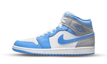 Jordan 1 Mid University Blue Grey