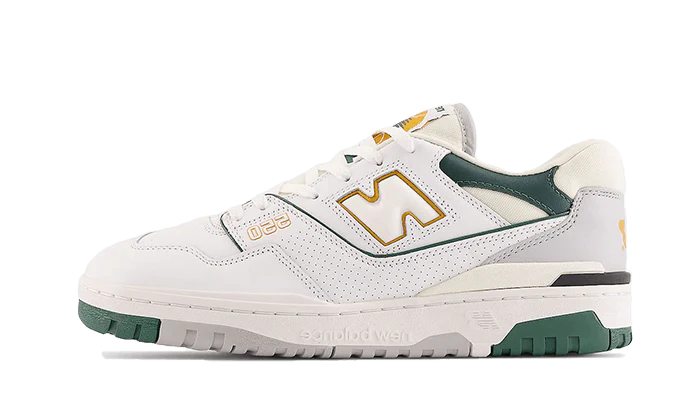 New Balance 550 White Nightwatch Green
