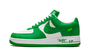 Louis Vuitton Nike Air Force 1 Low By Virgil Abloh White Green