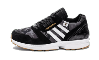 Adidas ZX 8000 Bape Undefeated Black