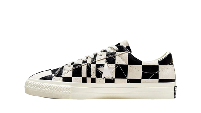 Converse One Star Ox Blocked Warped Board Black