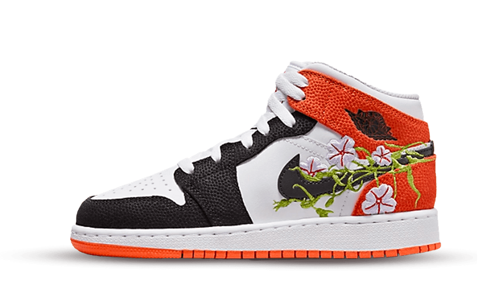 Jordan 1 Mid SE Basketball Blossom (GS)