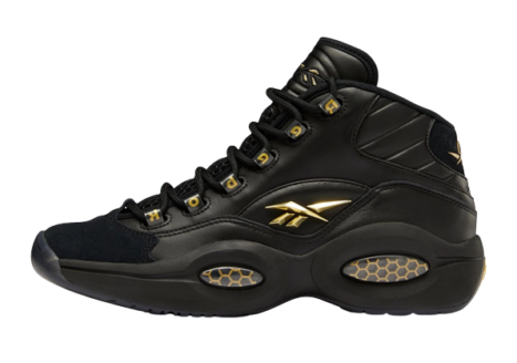 Reebok Question Mid Black Gold