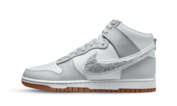 Nike Dunk High University Chenille Swoosh Light Smoke Grey