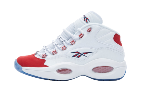 Reebok Question Mid Red Toe 25th Anniversary