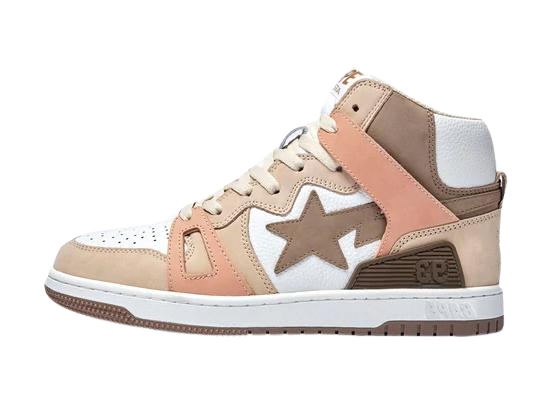 A Bathing Ape Bape Sta 93 Hi Brown