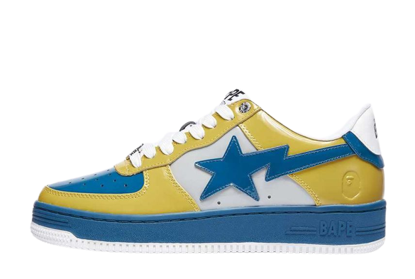 A Bathing Ape Bape Sta Nostalgic Blue Yellow