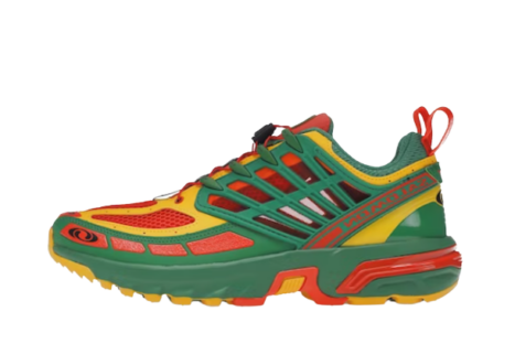 Salomon ACS PRO Advanced Kar L'Art De L'Automobile Green Red Yellow