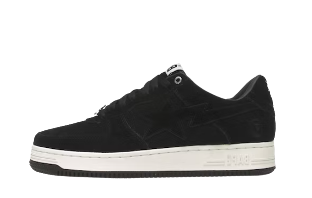 A Bathing Ape Bape Sta Black Suede