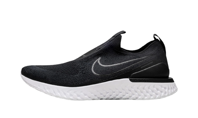 Nike Epic Phantom React Flyknit Black White