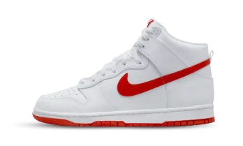 Nike Dunk High White Picante Red