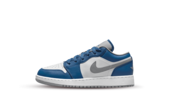 Air Jordan 1 Low 'True Blue Cement' (GS)