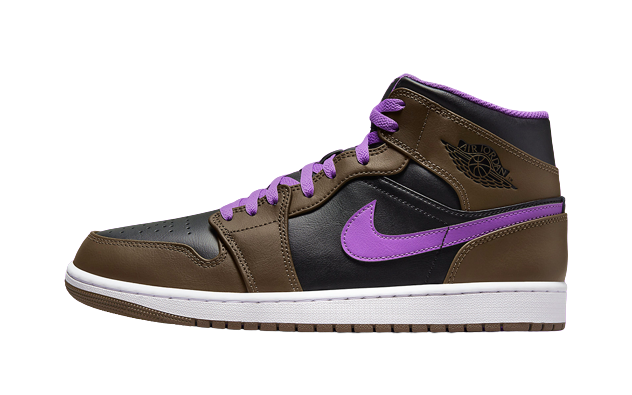 Jordan 1 Mid Purple Mocha (GS)