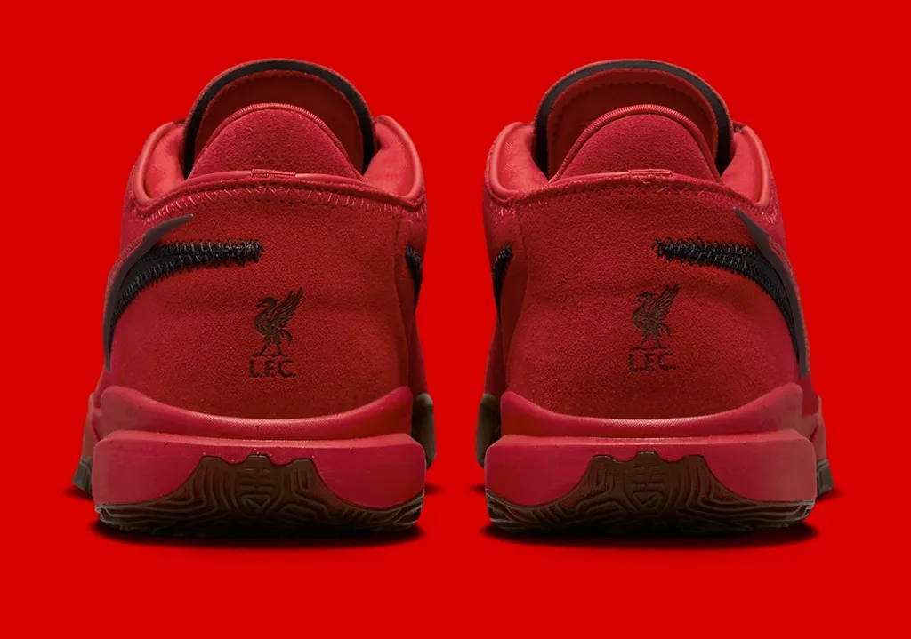 LeBron James is covering his latest model in a Liverpool-themed colorway