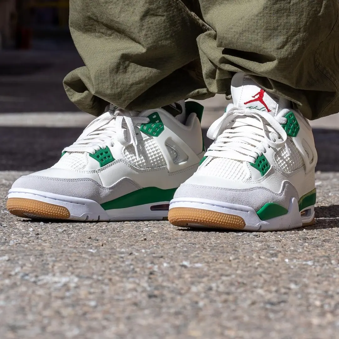 The Air Jordan 4 Pine Green has just been made skate-proof